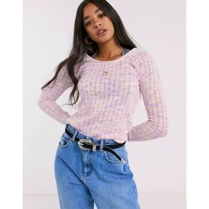 Free People Space Out Long Sleeve Knit Top